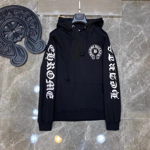 Chrome Hearts Hoodie Cross Logo Sleeve Print