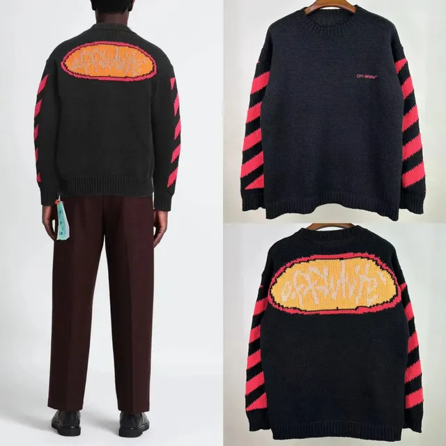 Off-White Oval Logo Knit Sweater