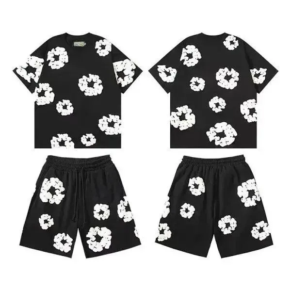 Balenciaga Scrunchie Print Set Black with White Scrunchie Motif