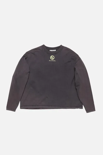Acne Studios Long-Sleeve T-Shirt Logo Print