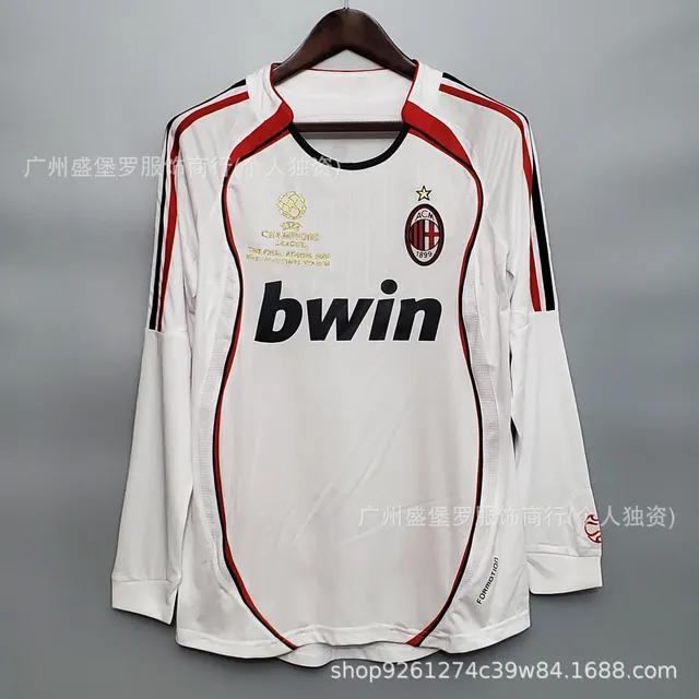 AC Milan × Adidas 2007 Champions League Final Jersey Athens 2007