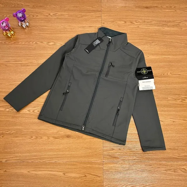 Stone Island Soft Shell Jacket Raso Gommato