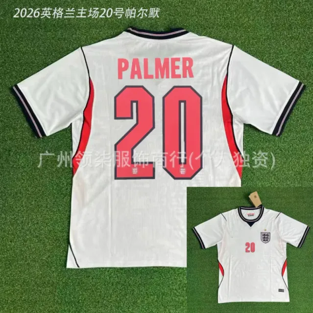 2026 england home jersey #20 palmer