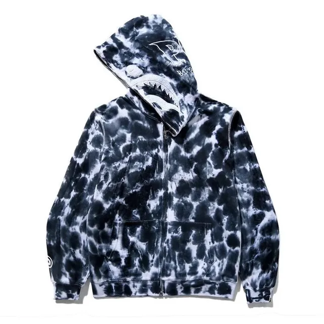 BAPE Shark Hoodie Tie-Dye