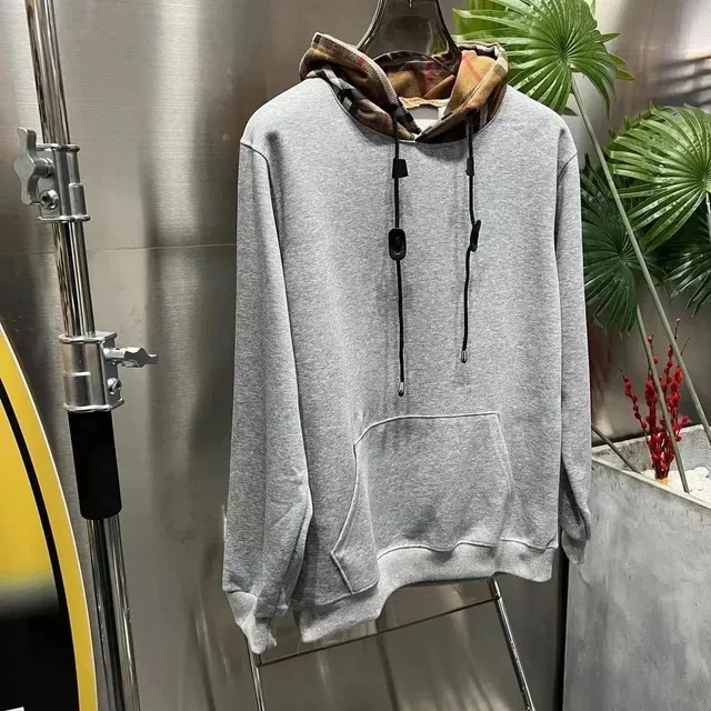 Burberry Hooded Sweatshirt Checkered Hood Lining