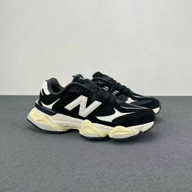 New Balance 2002R Black White Beige