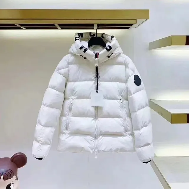 Moncler Down Jacket Logo Patch Hooded