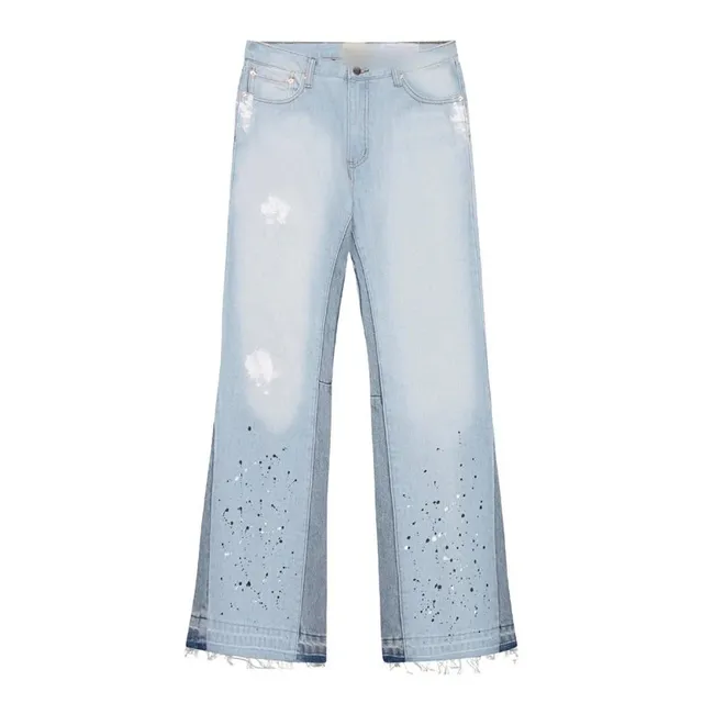 Levi's 501 Distressed Splatter