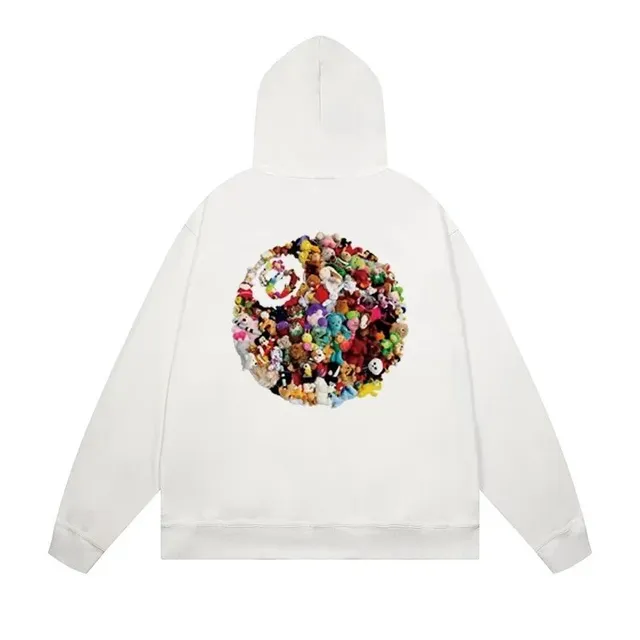 Stüssy Hoodie Stuffed Animal Globe Print