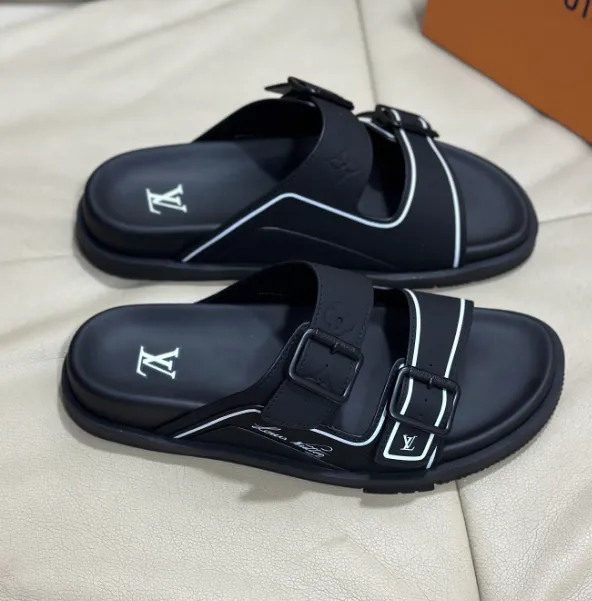 Louis Vuitton LV Trainer Slide Monogram Stripe