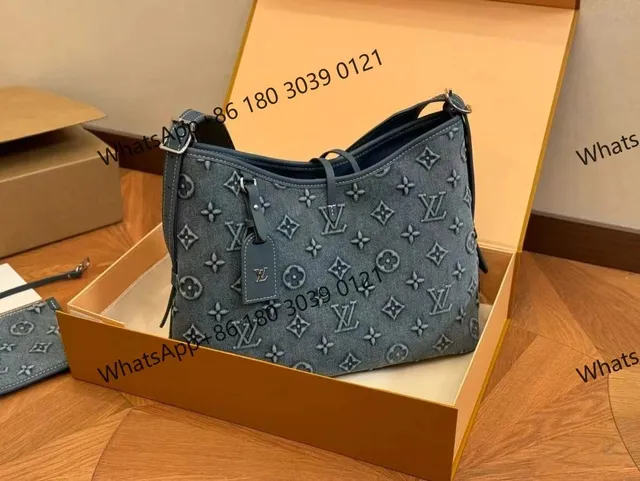 Louis Vuitton Denim Hobo Monogram Denim