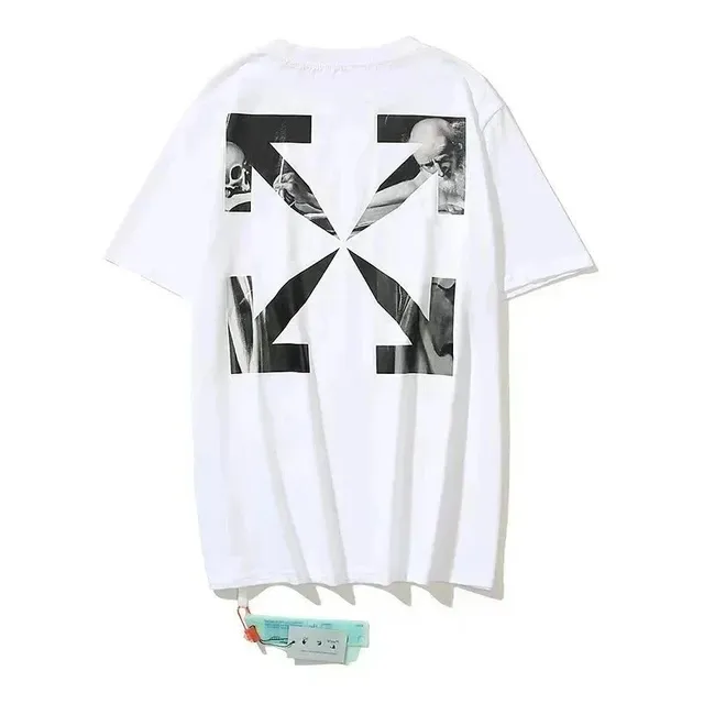 Off-White Arrow Graphic Tee Michelangelo Print