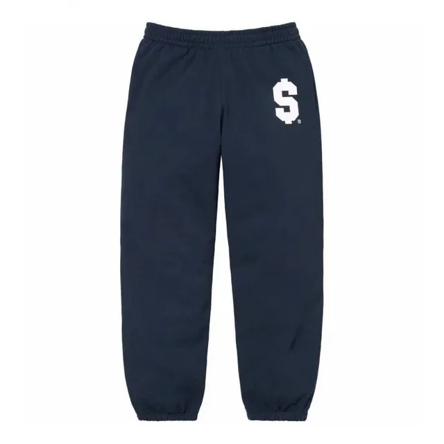 Corteiz Navy Cotton Sweatpants