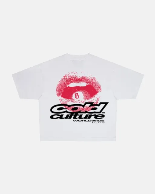 Cold Culture Graphic Tee 8-Ball Lips