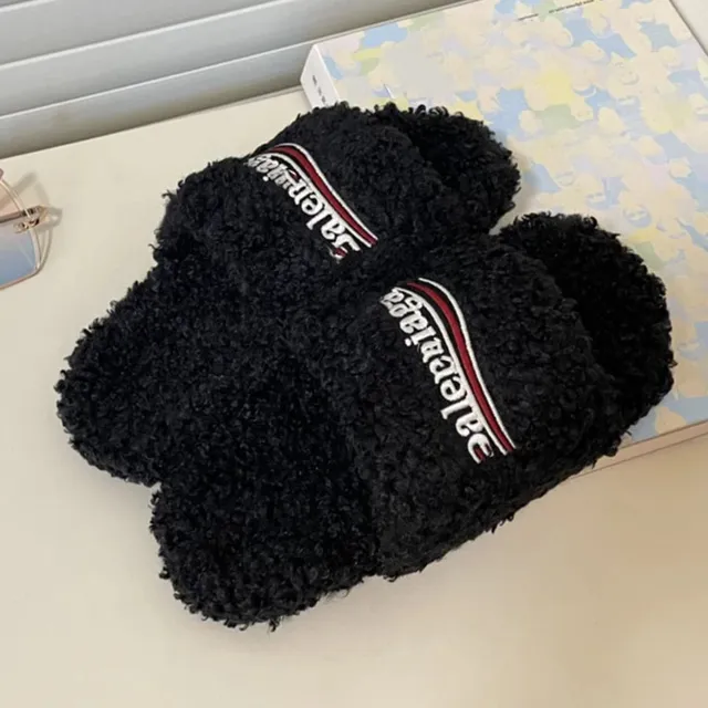 Balenciaga Triple S Slide Shearling