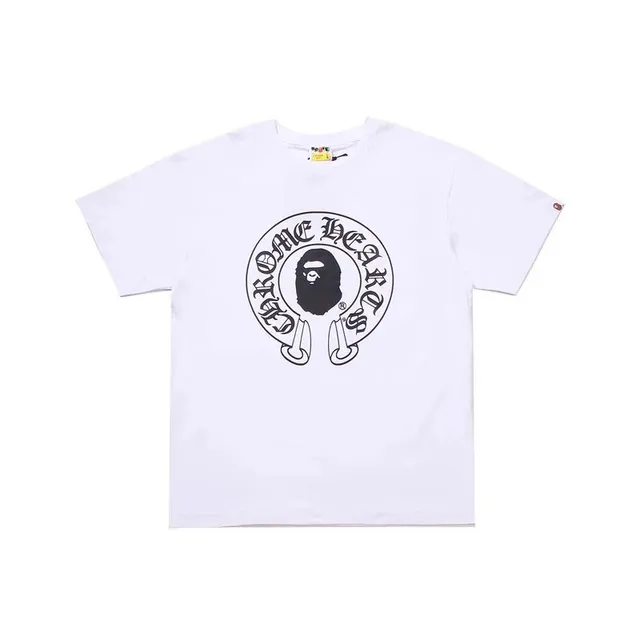 Graphic Tee Chrome Hearts x Bape Logo