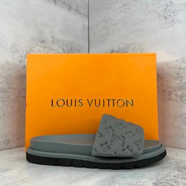 Louis Vuitton LV Trainer Slide Monogram Embossed