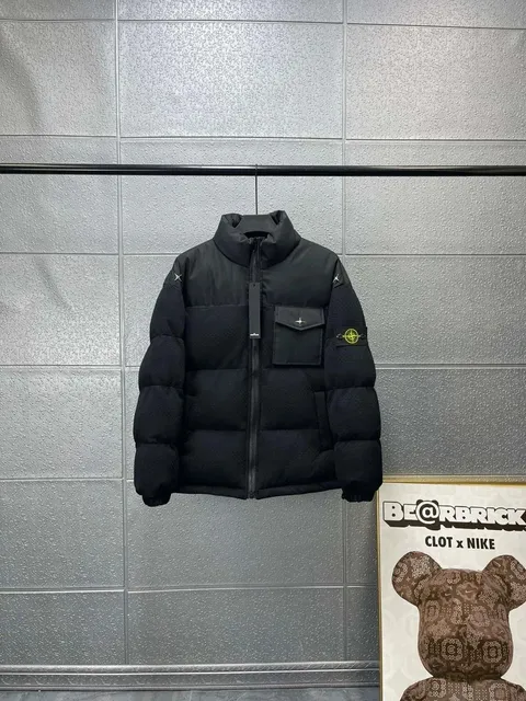 Stone Island Puffer Jacket Corduroy Sleeve