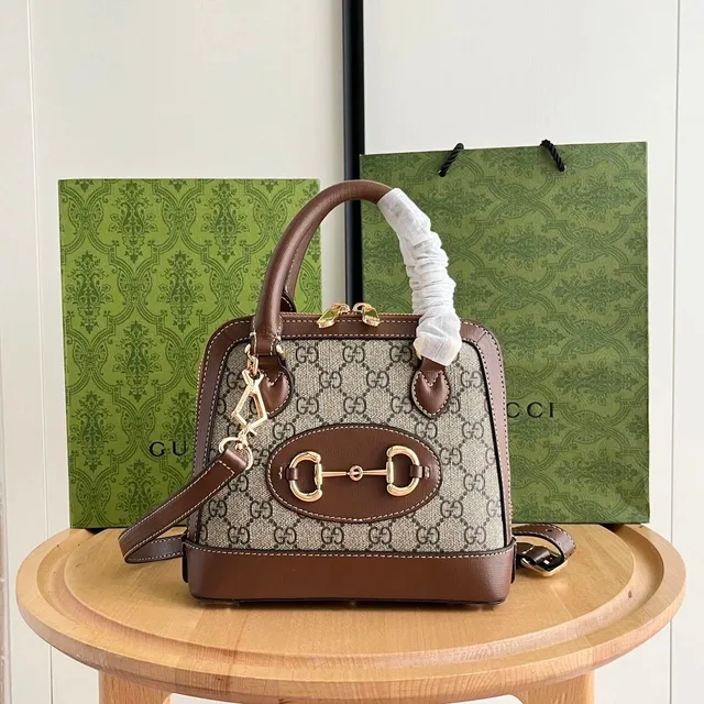 Gucci Horsebit 1955 Mini Bag GG Supreme Canvas