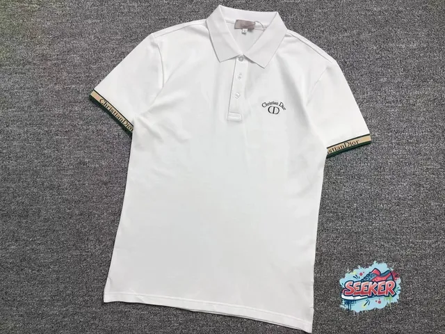 Dior Polo Shirt CD Logo Tape Cuff
