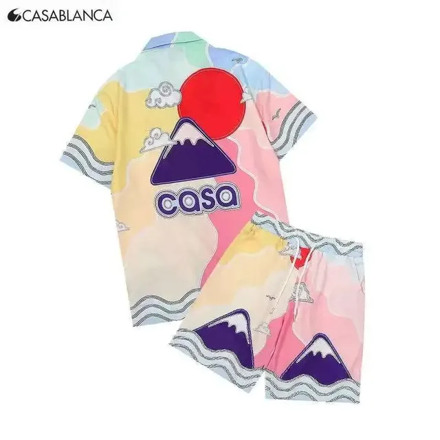 Casablanca Mount Fuji Print Set Multicolor Graphic