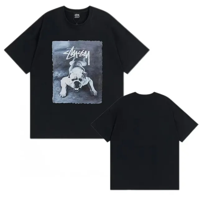 Stüssy Graphic Tee Bulldog Print