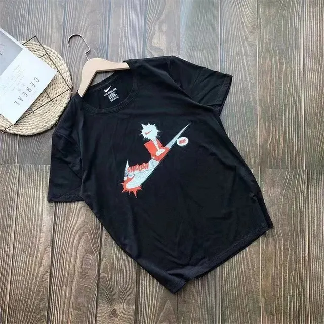 Nike Graphic T-Shirt Swoosh Explosion Print