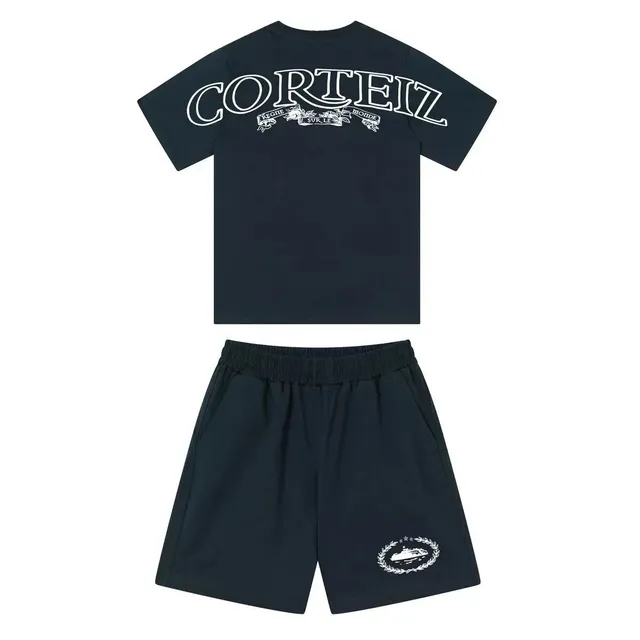 Corteiz T-Shirt & Shorts Set Regime Sur Le Monde