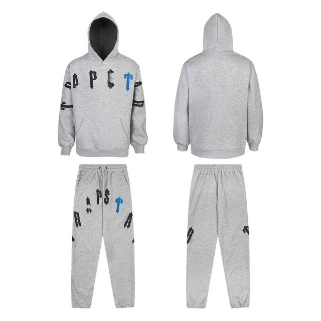 Corteiz Hoodie and Joggers Set CRTZ Logo Print