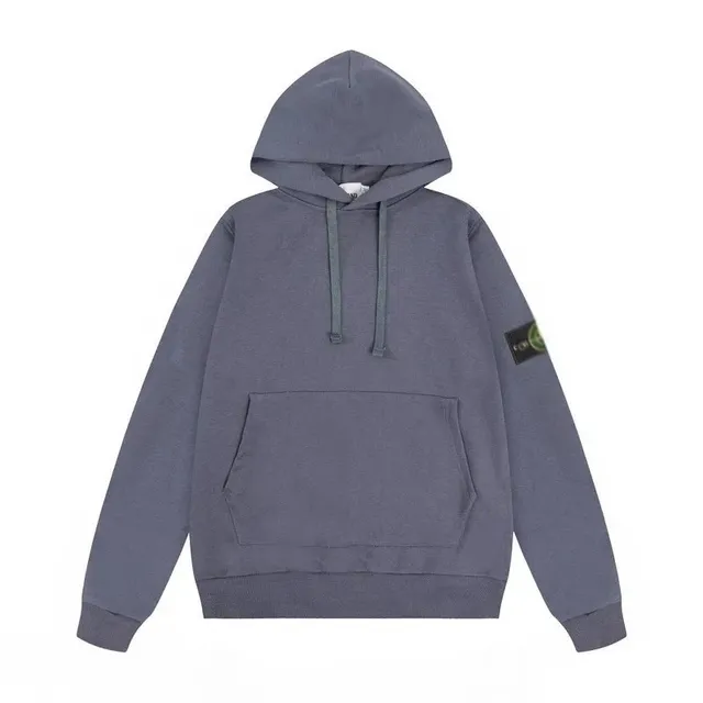 Stone Island Hooded Sweatshirt Patch Logo