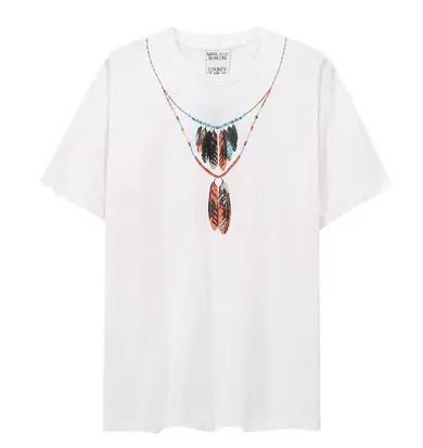 D23 feather necklace white