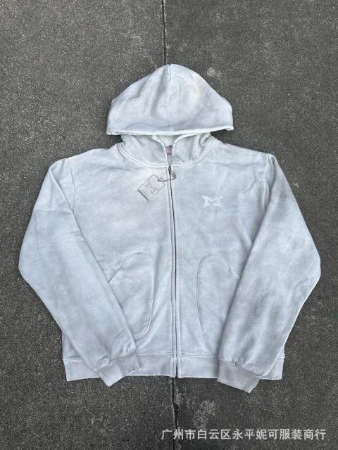 Chrome Hearts Zip-Up Hoodie Velour