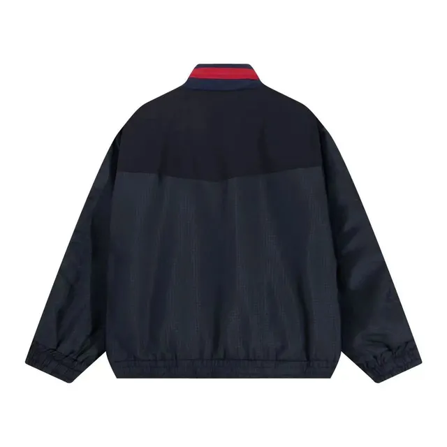 C.P. Company Goggle Jacket Navy Red Collar