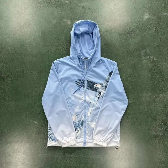 Maison Margiela Windbreaker Jacket Eagle Print