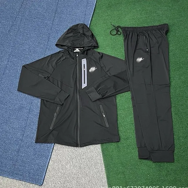 Nike Windrunner Jacket and Joggers Set Black