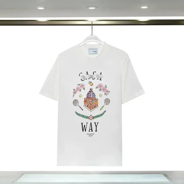 Casablanca Graphic T-Shirt Casa Way Print