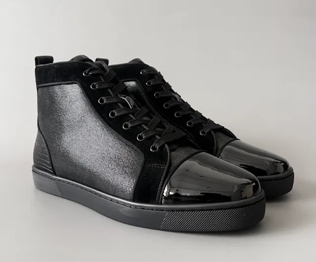 Christian Louboutin Louis Junior Patent Cap Toe