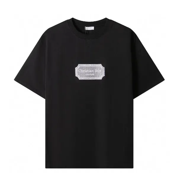 Dior T-Shirt Crystal Logo Patch