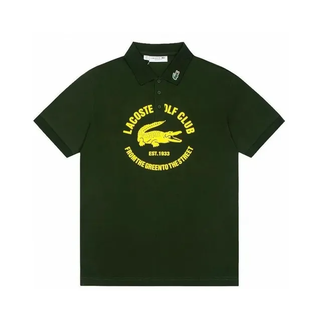Polo Shirt Lacoste Golf Club Print