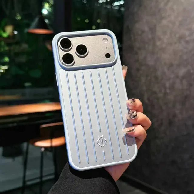 Rimowa Phone Case Aluminum-Style Ribbed