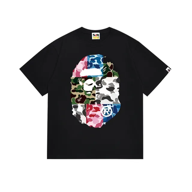 BAPE Ape Head T-Shirt Multi Camo Patchwork