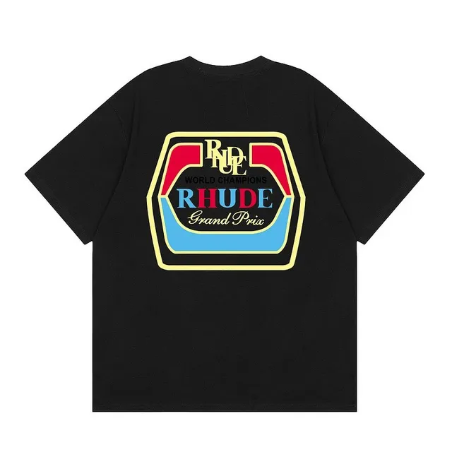 Rhude Graphic Tee Grand Prix Logo