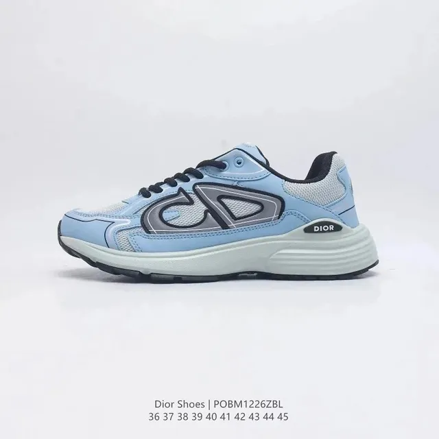 Dior B22 Light Blue Mesh and Leather