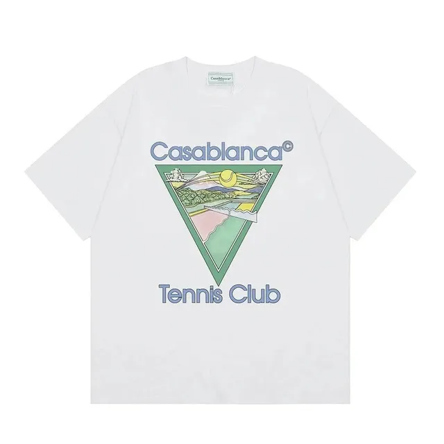 Casablanca Tennis Club Tee Triangle Graphic
