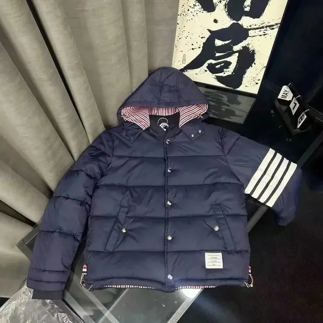 Thom Browne Puffer Jacket Four-Bar Stripe