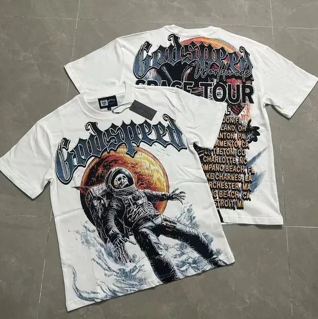 Godspeed Space Tour Tee Astronaut Graphic