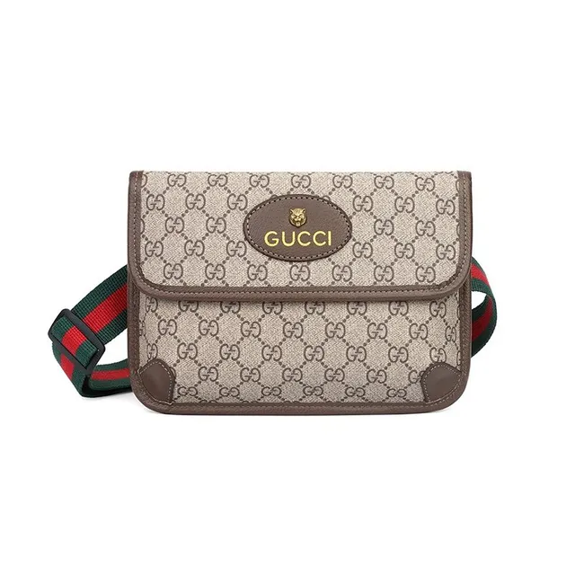 Gucci Web Belt Bag GG Supreme Canvas