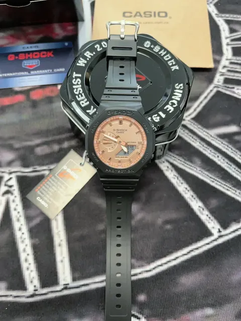 Casio G-Shock GM-2100 Rose Gold Dial