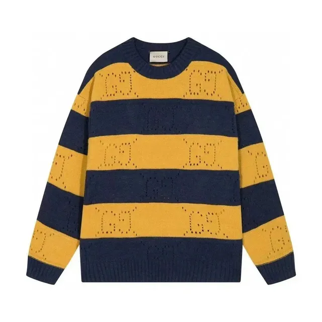 Gucci Knit Sweater Striped GG Intarsia