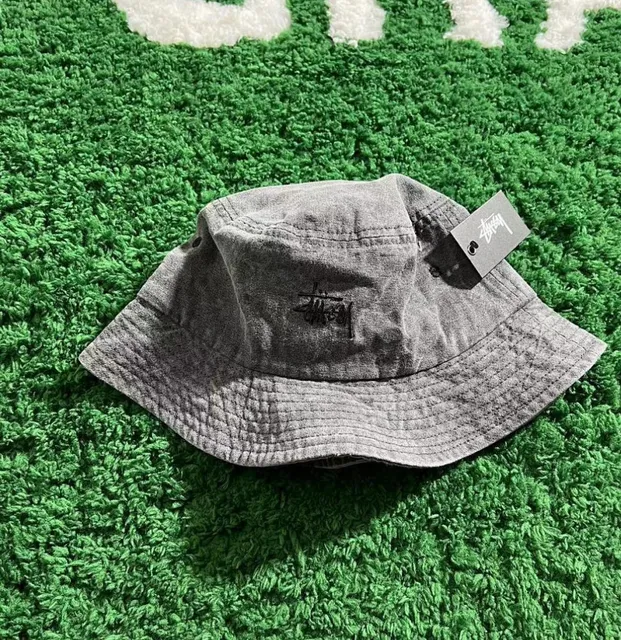 Stüssy Bucket Hat Washed Grey
